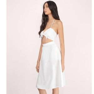 Tobi summer vacation cutout two piece midi dress